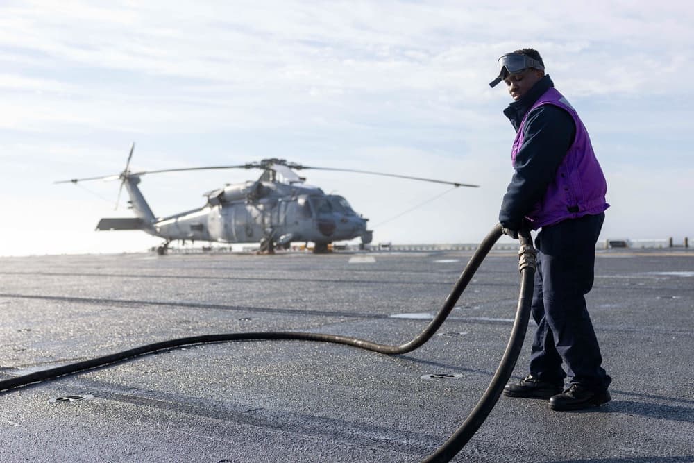 Aviation Boatswain's Mate Fuels sailor