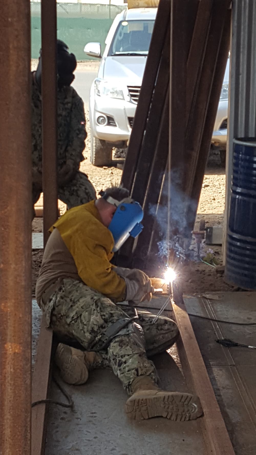 Steelworker sailor